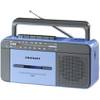 Crosley CT102A-BG radio, cassette speler & recorder blauw