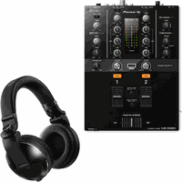 Pioneer DJM-250MK2 + Pioneer HDJ-X10 DJ koptelefoon zwart