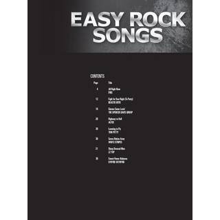 Hal Leonard Drum Play-Along Vol. 42 Easy Rock Songs