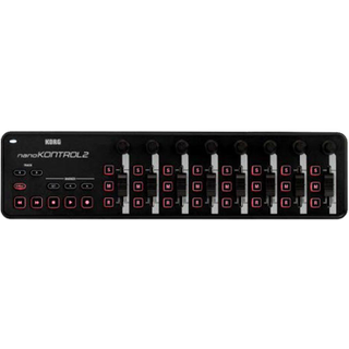 Korg nanoKontrol 2 USB MIDI studio controller zwart