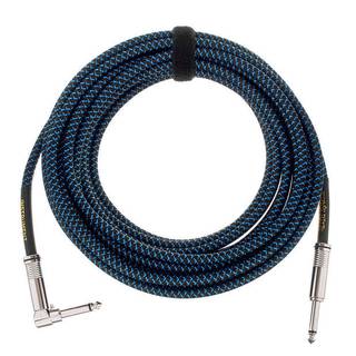 Ernie Ball 6060 Braided Instrument Cable, 7.5 meter, Black/Blue
