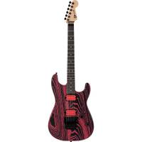 Charvel Pro Mod San Dimas Style 1 HH FR E Ash Neon Pink elektrische gitaar