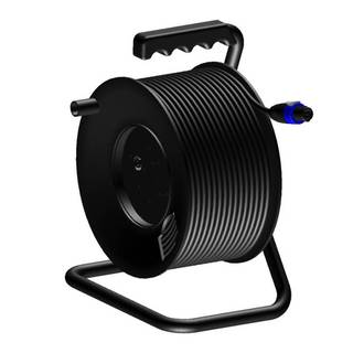 Procab CRM225 haspel met 50m luidprekerkabel 2-aderig