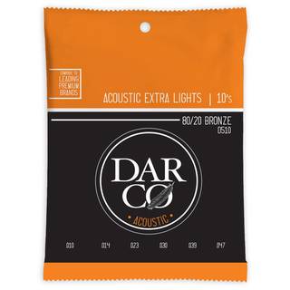 Darco Acoustic D510 Extra Lights 80/20 Bronze 10-47 snarenset voor westerngitaar