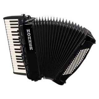 Hohner Amica Forte IV 96 Zwart, Silent Key accordeon
