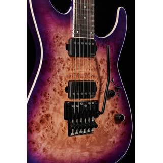 ESP LTD Deluxe M-1000 Purple Natural Burst elektrische gitaar