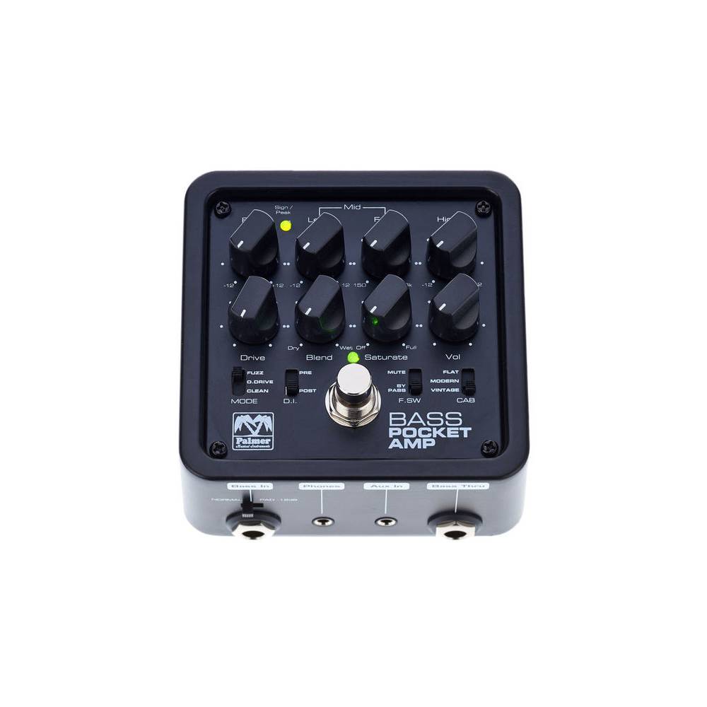 Palmer Pocket Amp Bass preamp en DI-box voor basgitaar