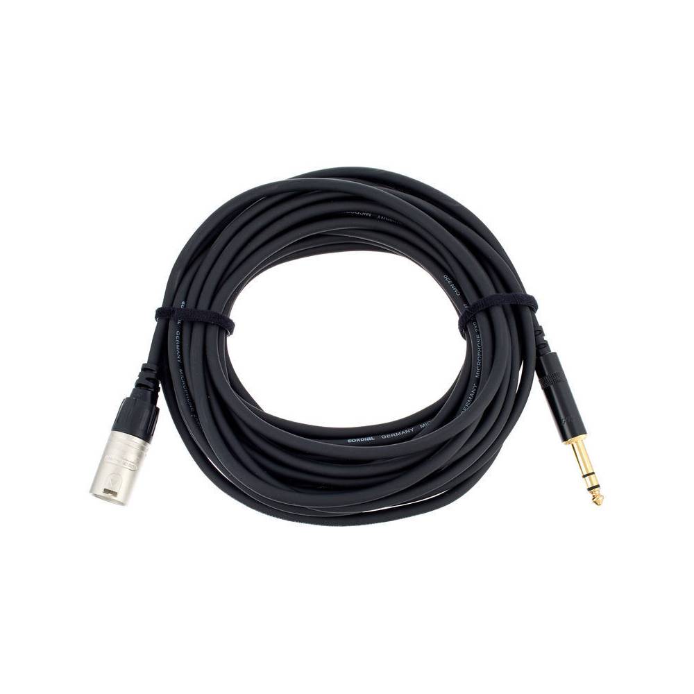 Cordial CFM9MV Intro verloopkabel XLR male - 6.3mm TRS jack 9m