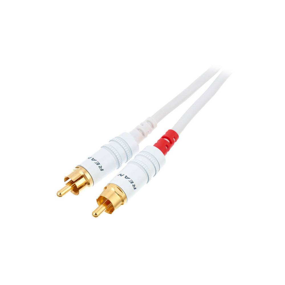 Cordial CFU3FC-SNOW Intro verloopkabel 2x XLR female - 2x RCA 3m wit