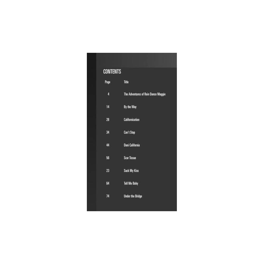 Hal Leonard Bass Play Along Volume 42 Red Hot Chili Peppers