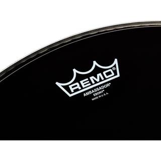 Remo ES-1020-00 Ambassador Ebony 20 inch