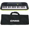 Casio SA-46 set mini keyboard zwart/groen + tas