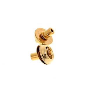 Dunlop SLS1404G Straplok Strap Retainers Flush Mount 24KT Gold