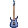 Ibanez RGA42FML Blue Lagoon Burst Flat linkshandige elektrische gitaar