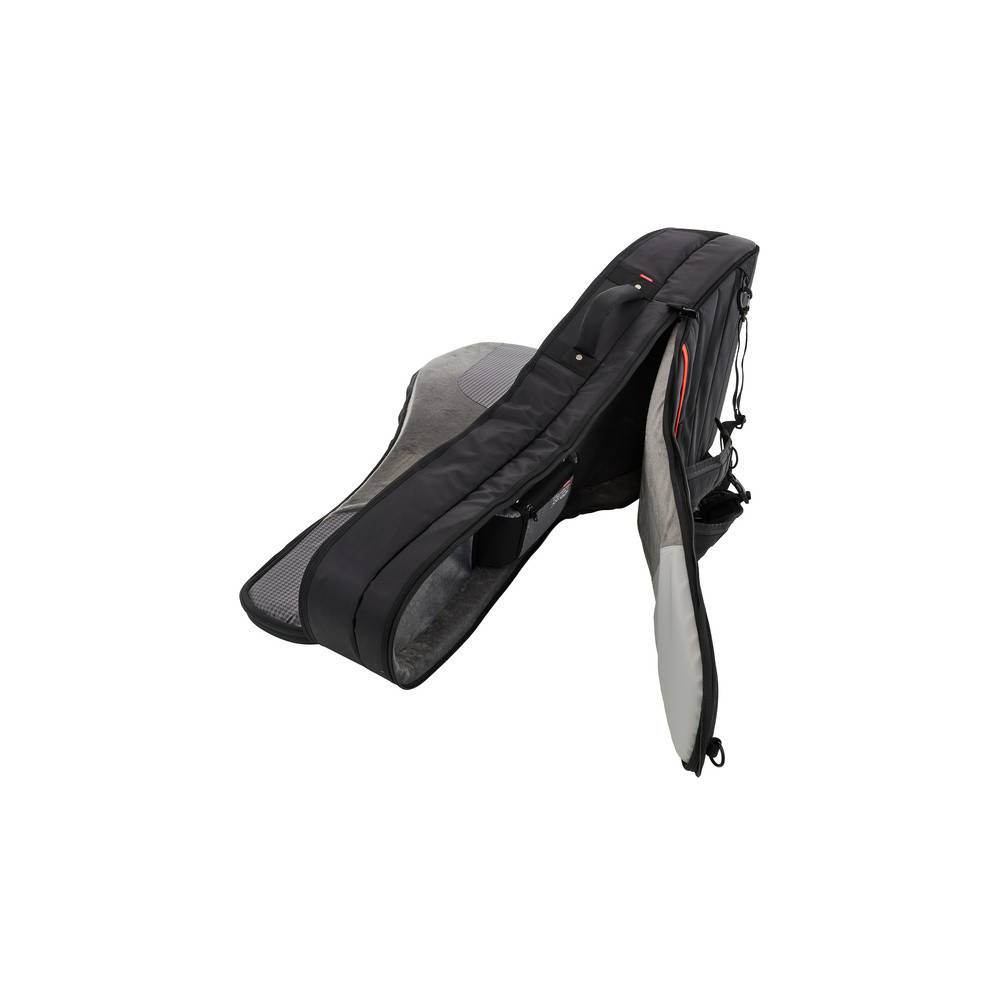 Classic Dual Semi-Hollow/Electric Guitar Case, Black