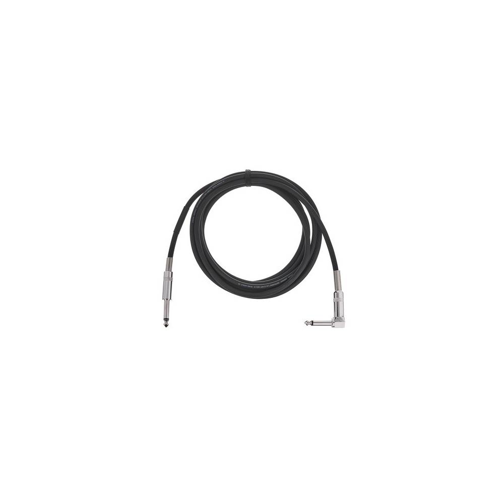 Cordial EI3PR Elements instrumentkabel 6.3 TS jack haaks-recht 3m zwart
