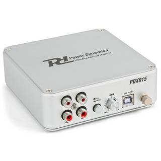 Power Dynamics PDX015 USB Phono voorversterker met software