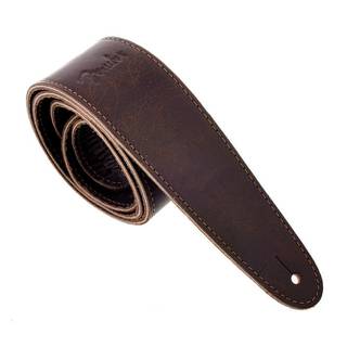Fender Artisan Crafted Leather Strap 2.5 inch gitaarband bruin