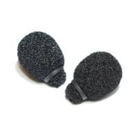 RYCOTE Miniature Lavalier Foams Black (1 pack of 2)