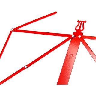 Konig & Meyer 10010 rood lessenaar met opvouwbaar blad