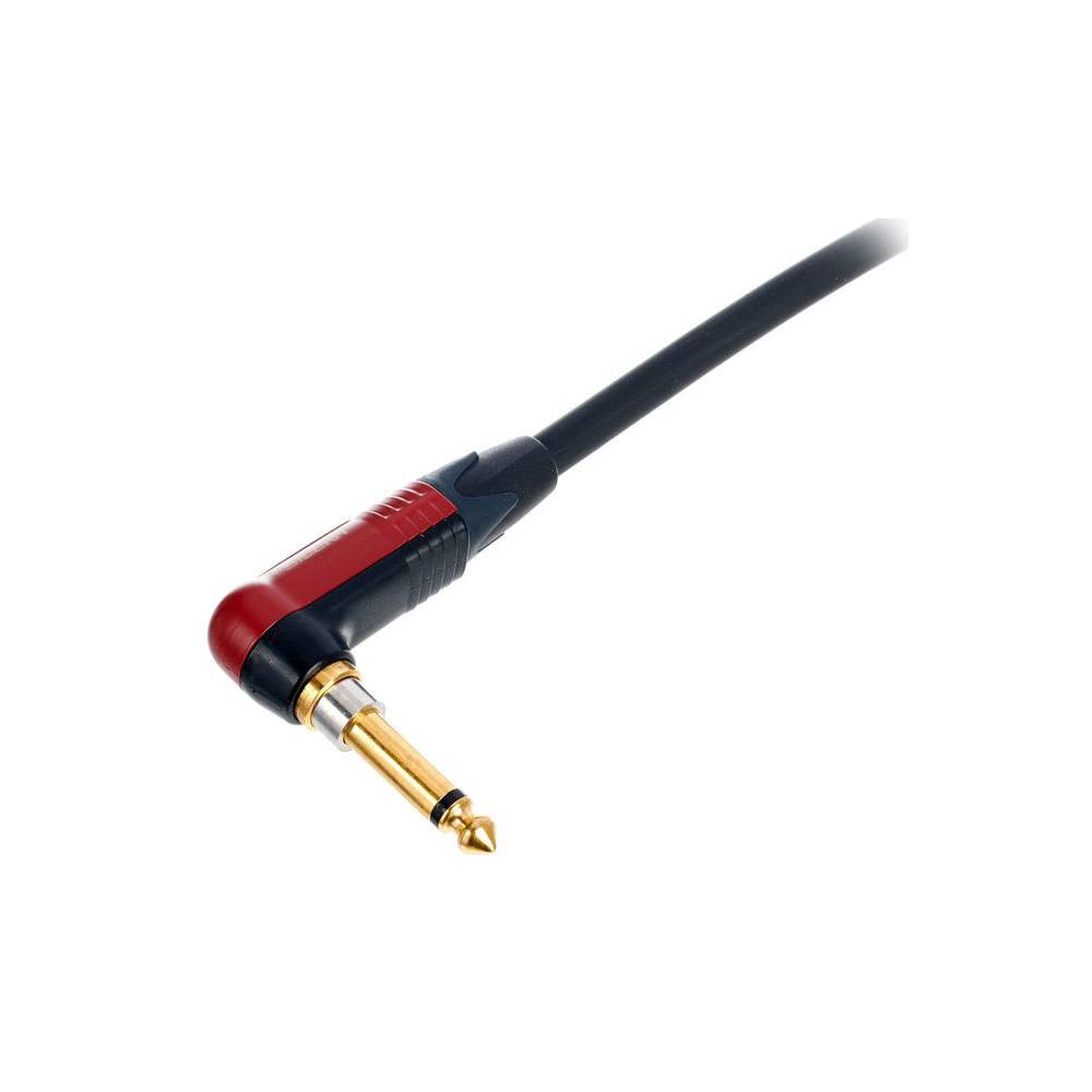 Cordial CRI3RP-SILENT ENCORE 6.3 TS jack silent haaks - 6.3 TS jack recht road kabel 3m