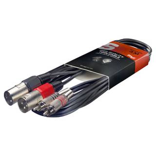 Stagg STC3CMXM Twin Cable 300cm