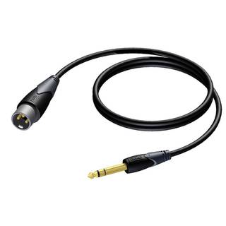 Procab CLA724/10 6.3mm stereo jack - XLR verloopkabel 10m