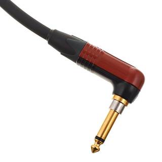 Cordial CSI9RP-SILENT ENCORE 6.3 TS jack silent haaks - 6.3 TS jack recht kabel 9m