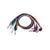 DAP FL14 gekleurde patchkabels 90 cm haakse plug (6 stuks)