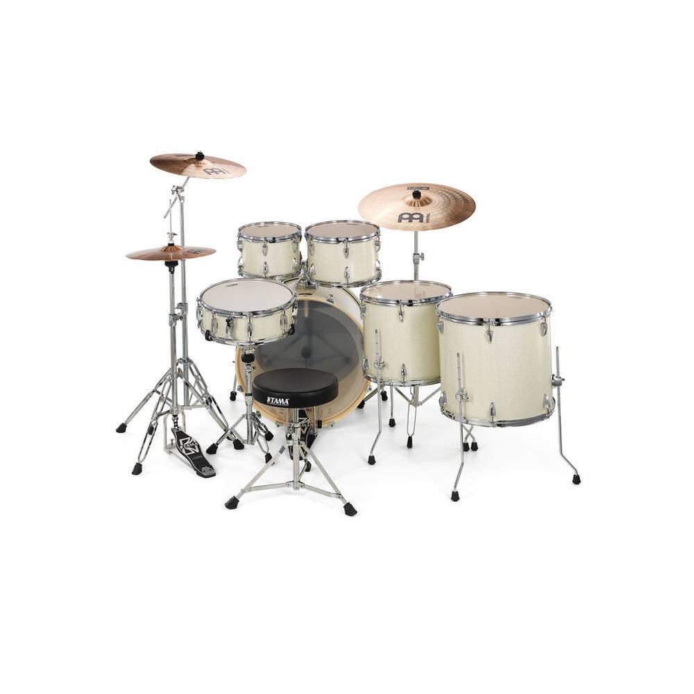 Tama IE62H6W-VWS Imperialstar Vintage White Sparkle 6d. drumstel