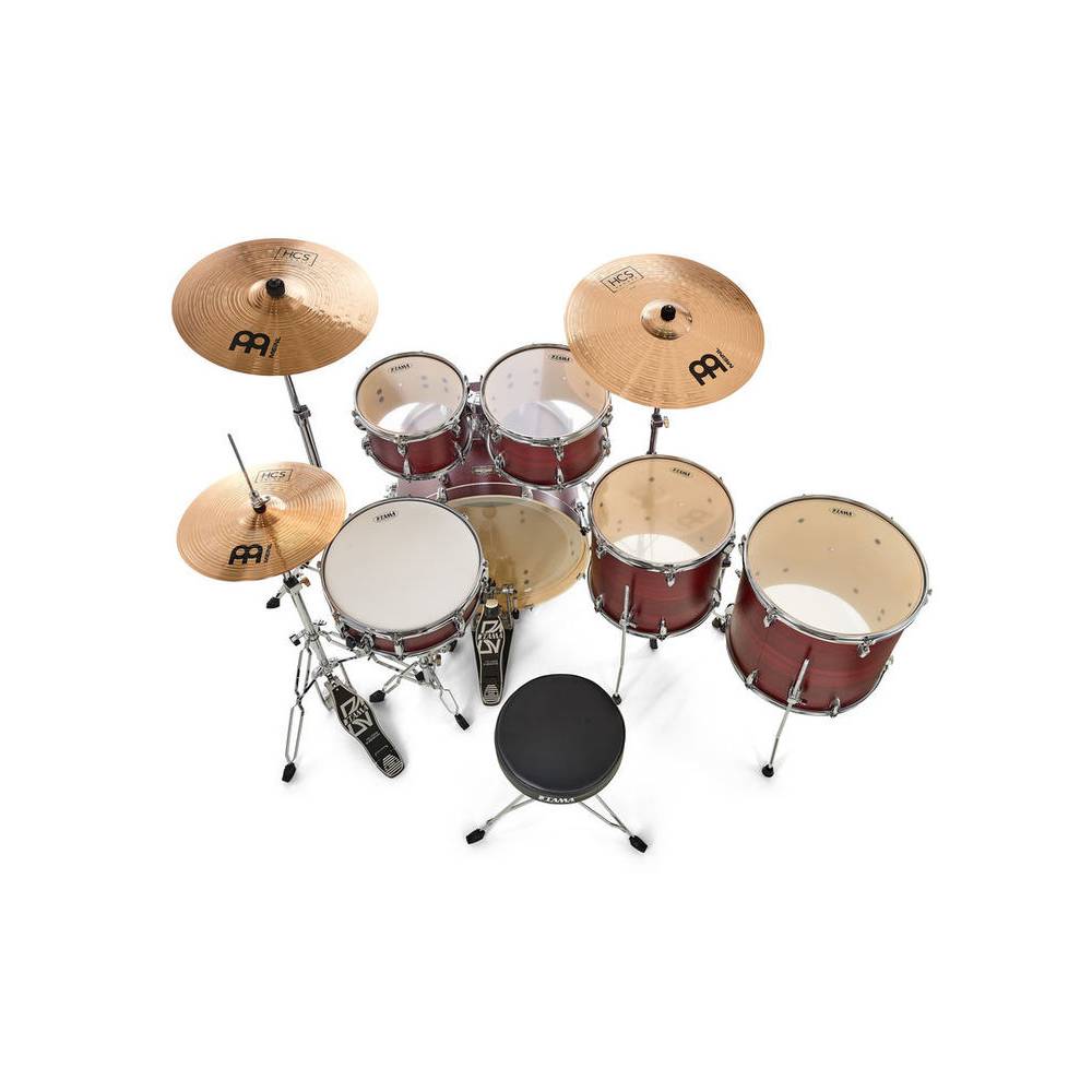 Tama IE62H6W-BWW Imperialstar Burgundy Walnut Wrap 6d. drumstel