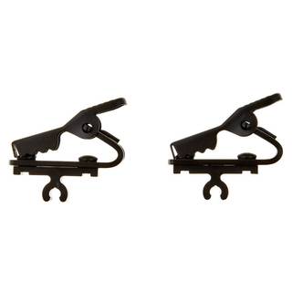 Shure Dasspeldclips voor WL93/SM93 zwart (2 stuks)
