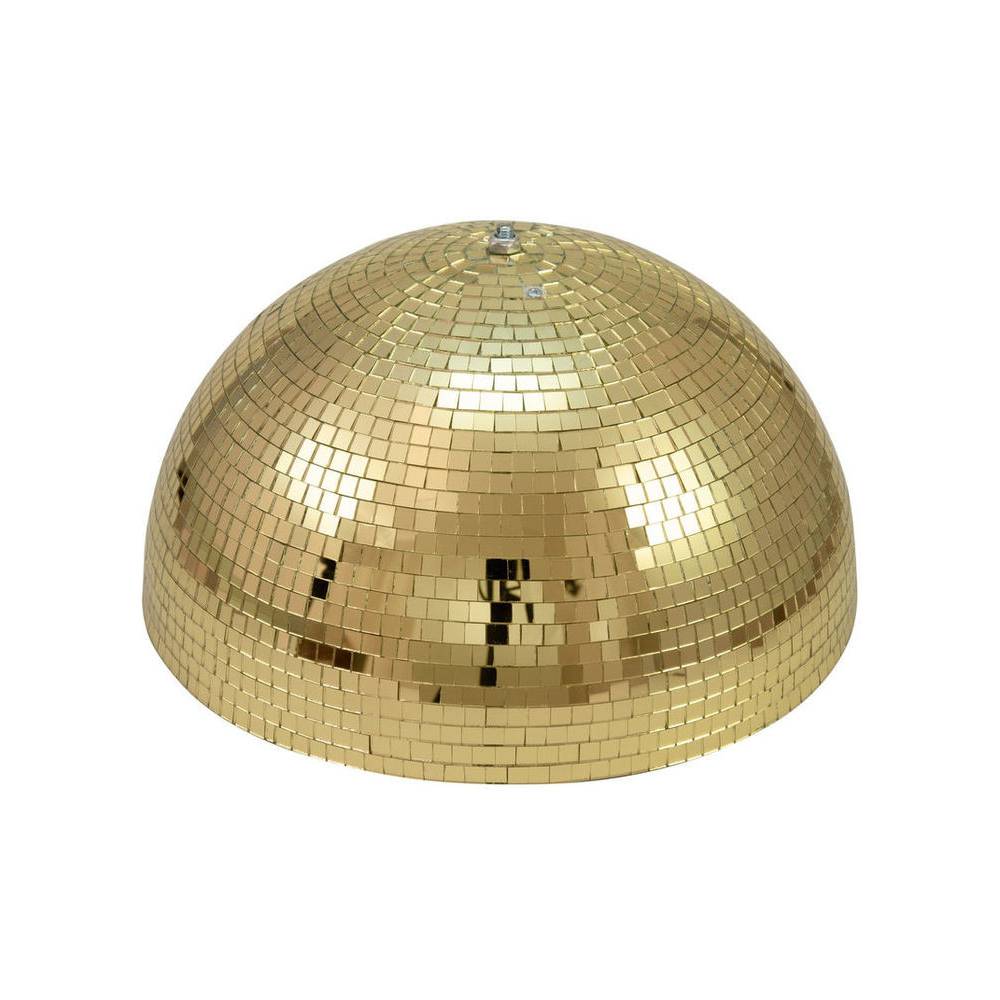 Eurolite gemotoriseerde halve spiegelbol 50 centimeter goud