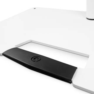 Gravity LTS T 02W laptopstatief met verstelbare houders & stalen baseplate