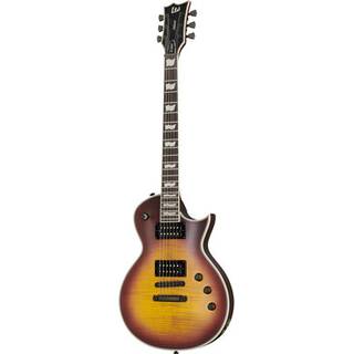 ESP LTD Deluxe EC-1000T CTM Tobacco Sunburst Satin elektrische gitaar met chambered full thickness body