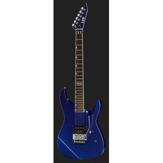 ESP LTD M-1 Custom '87 Dark Metallic Blue met non-recessed Floyd Rose en EMG PA-2 Boost