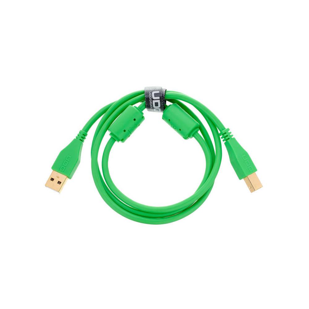 UDG U95001GR audio kabel USB 2.0 A-B recht groen 1m