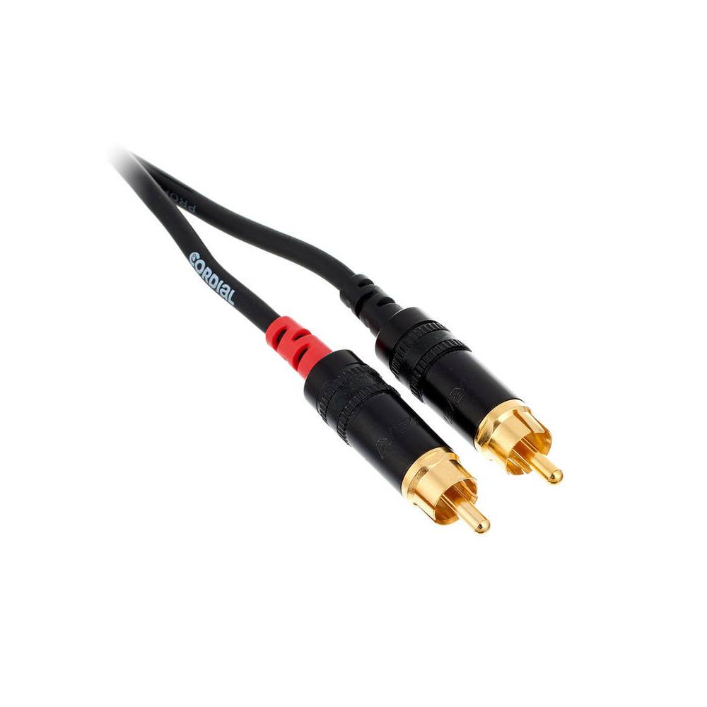 Cordial CFU1.5MC Intro verloopkabel 2x XLR male - 2x RCA male 1.5m