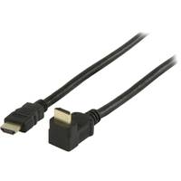 Valueline HDMI kabel met ethernet rechte-haakse connector 1.5m