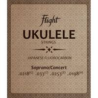 Flight FUSSC100 fluorocarbon snarenset voor sopraan en concert ukelele