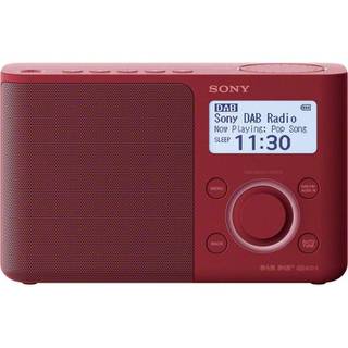 Sony XDR-S61DR draagbare digitale radio (rood)