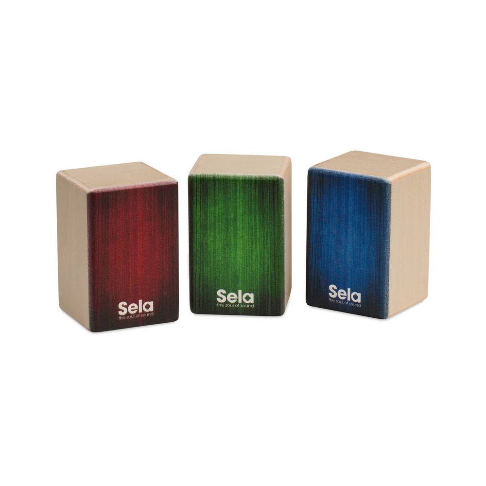 Sela SE 108 Mini Cajon shaker set (3 stuks)