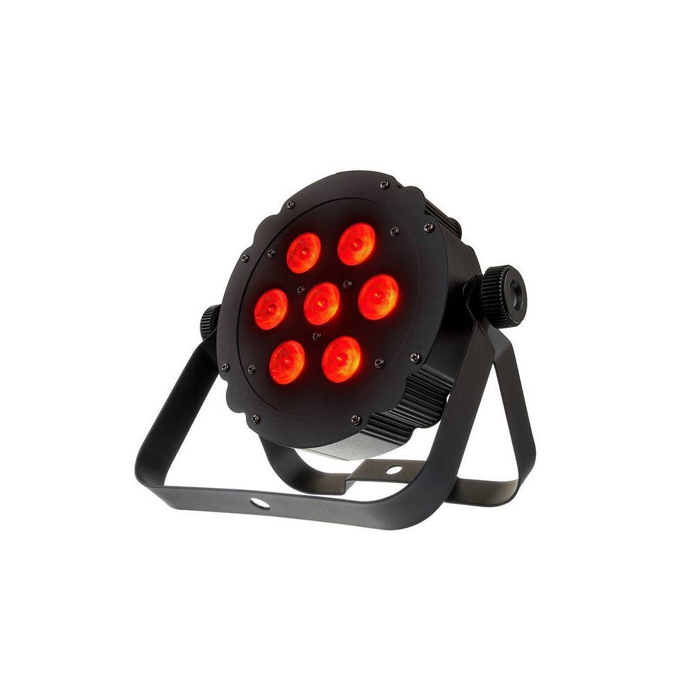 Showtec Compact Par 7 Tri platte RGB LED-par zwart