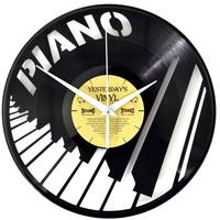 Yesterday's Vinyl Pianotoetsen wandklok