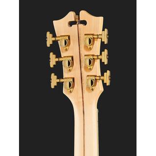 D'Angelico Deluxe Bedford SH Matte Walnut Limited Edition semi-akoestische gitaar met koffer