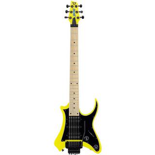 Traveler Guitar Vaibrant Standard V88S Electric Yellow elektrische reisgitaar