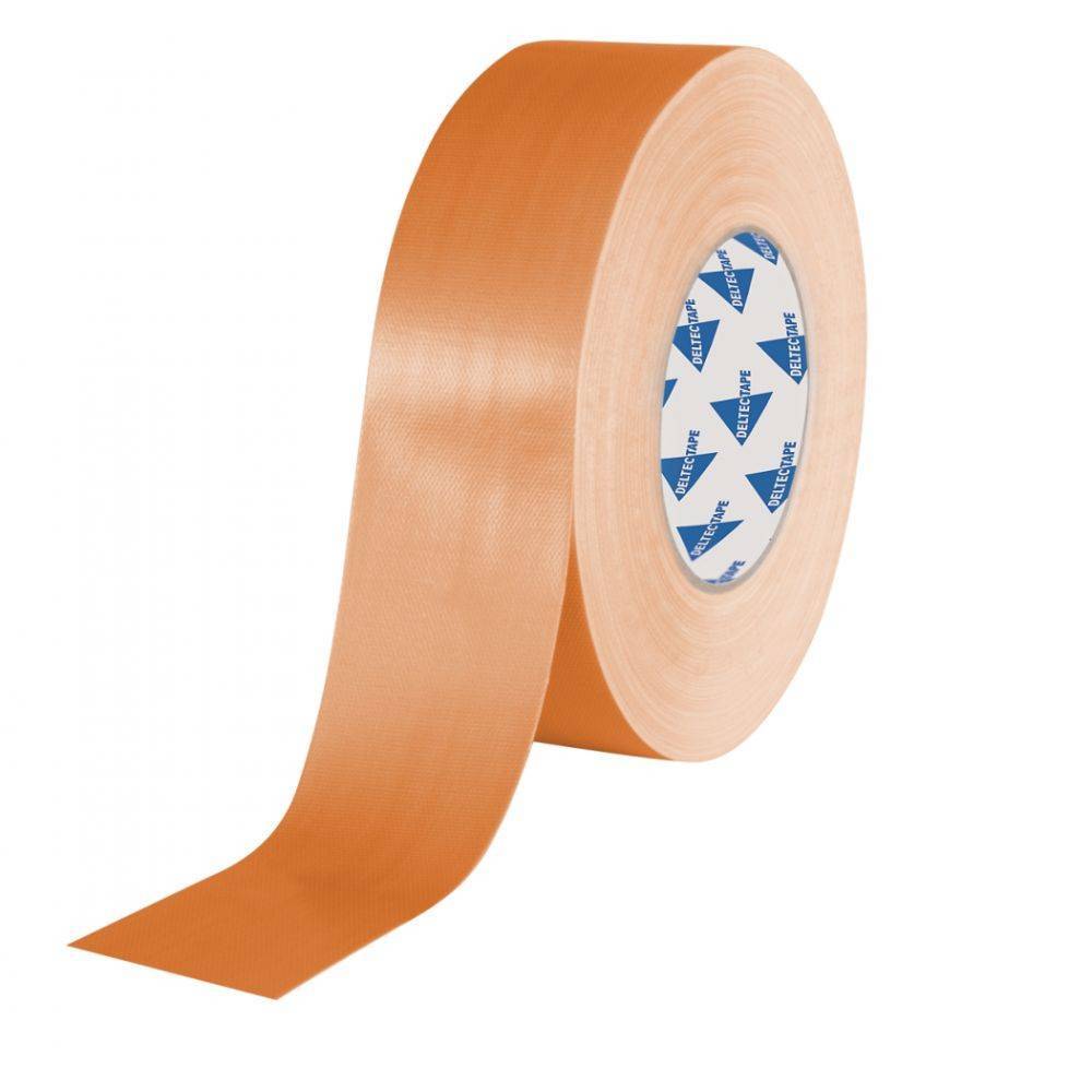 Deltec Gaffa tape rol 50mm 25m oranje