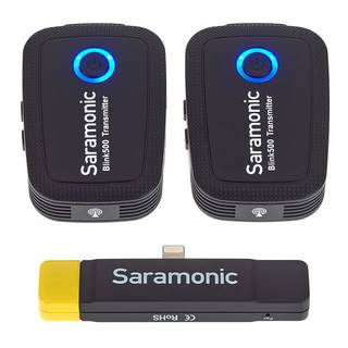 Saramonic Blink500-B4 dubbele draadloze dasspelmicrofoon voor iOS