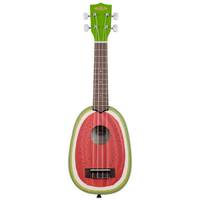 Kala KA-NV-WTML Novelty Series sopraan ukelele watermelon met gigbag