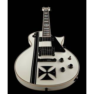 ESP Signature Series James Hetfield Iron Cross Snow White